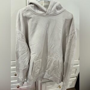 Hollister White Pullover Hoodie | Must-Have Collection | Men's XL / Large
